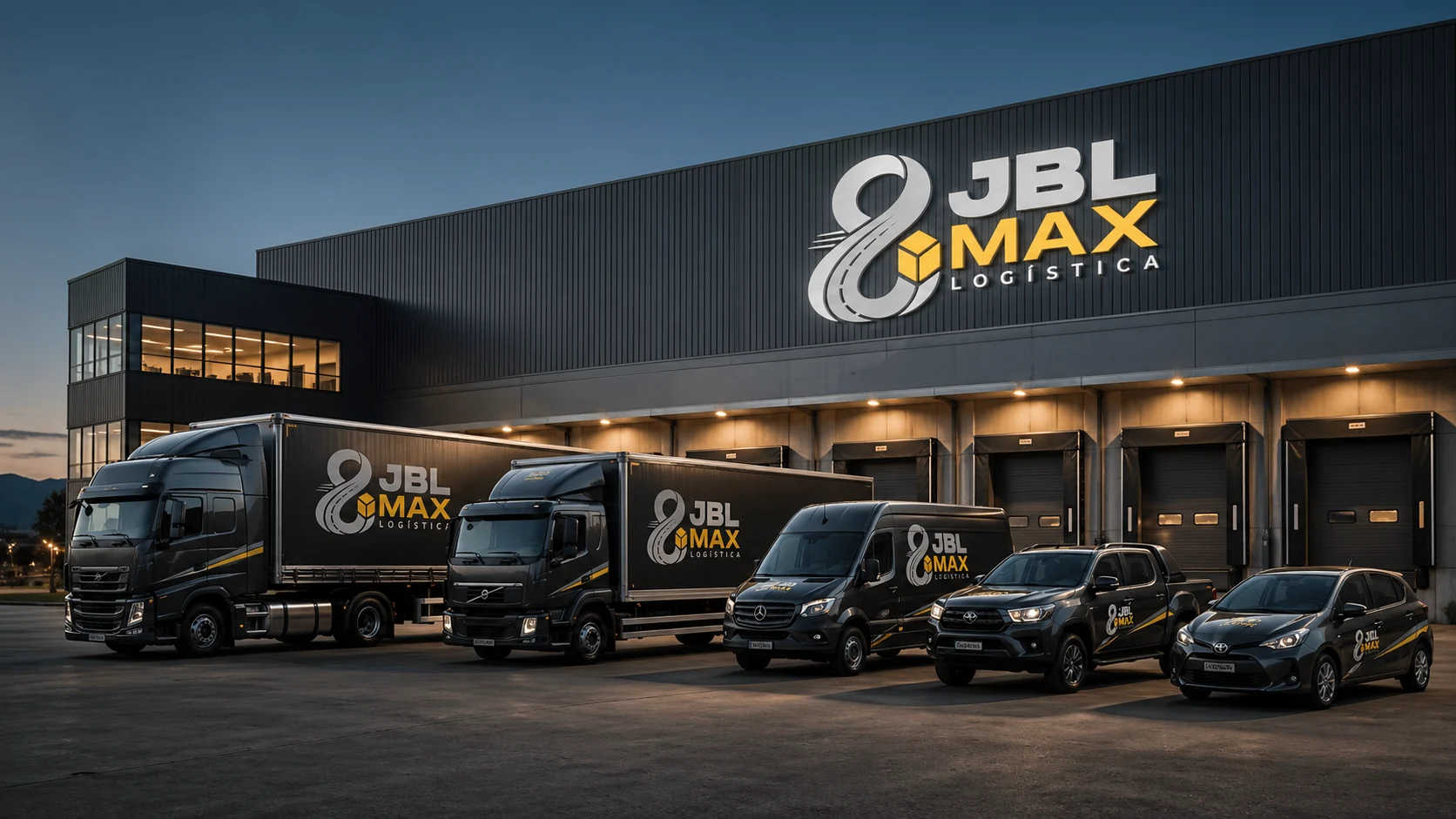 Frota JBL Max em centro logistico